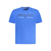 North Sails Blue Cotton Men T-Shirt -   -  North Sails.